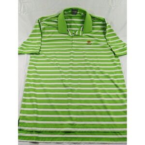 Men's Fennec Golf Polo Shirt Size XL Oak tree‎ National Golf Club Lime Green